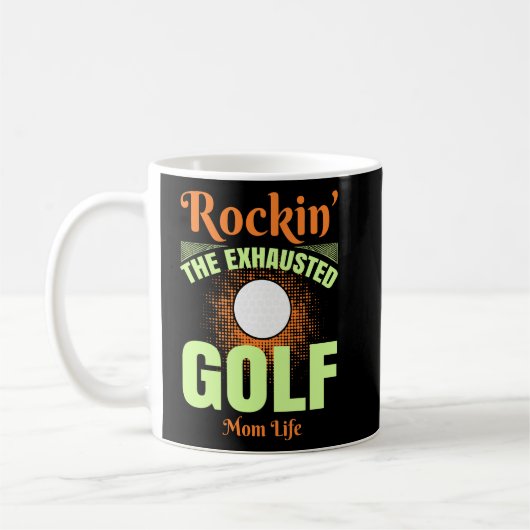 シックなモータースポーツマムティー コーヒーマグカップ (左)