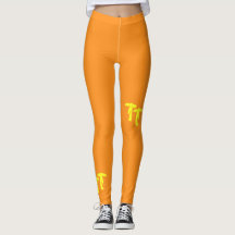 シックなヤシの木 – オレンジ&イエロー