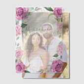 シックなユーカリプルーパーバラヌエストラボダ結婚ズ ベラム紙招待状 (オフセット (カップル))