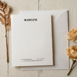 シックなライトピンクガーリービジネス ノートパッド