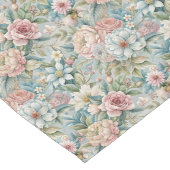 シックなラグジュアリーロココインスパイア – 複雑なモティフ ロングテーブルランナー (コーナー)