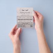 シックなラッシュモダン美しいメイクアップアーティスト広告 チラシ (手)