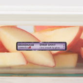 シックなラベンダーパープルフォイルリップグロスキラキラ ラベル (貼付)