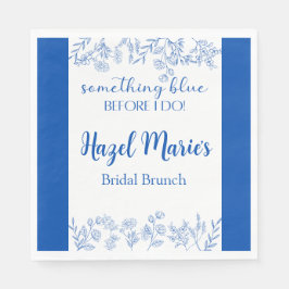 シックなランチョンナプキンズをする前に何か青 スタンダードランチョンナプキン