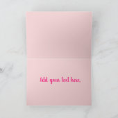 シックなリス カード (内部)