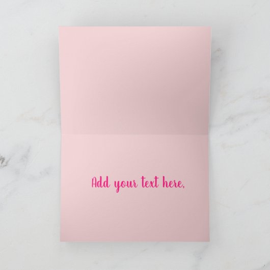 シックなリス カード (内部)