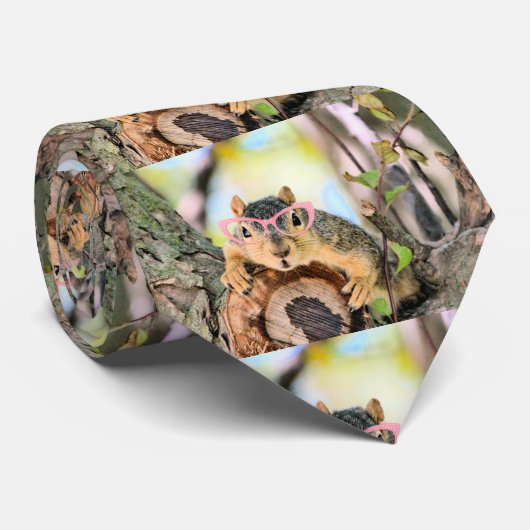 シックなリス ネクタイ (ロール)