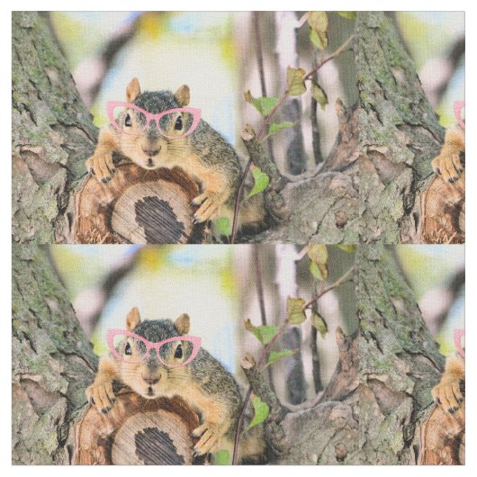 シックなリス ファブリック (クローズアップ)