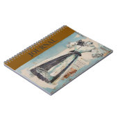 シックなリトルブラックドレスジャーナルLBD日記 ノートブック (左側)