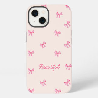 シックなリボンの美的ケース iPhone 13ケース