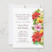 シックなルアウ（ハワイ式宴会）のパーティの招待状 招待状 (正面)