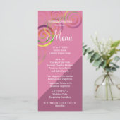 シックなレインボーらせん状と深い紫 メニュー (スタンド正面)