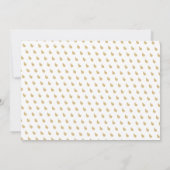 シックなレインボーグリッターマーメイド1stバースデーフォト 招待状 (裏面)