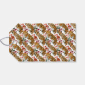 シックなレオパード印刷ギフトラベルスタイリッシュ-&トレンディー ギフトタグ (裏面横)