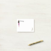 シックなレギンス ポストイット (デスク上)