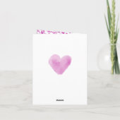 シックなレズビアンゲイザデイトノテカード 案内状 (裏面)