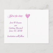 シックなレズビアン写真日付はがきを保存 案内ポストカード (裏面)