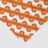 シックなレトロファンキー抽象芸術波アートパターン 薄葉紙 (詳細)