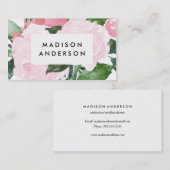 シックなロマンスの|の名刺 名刺 (正面/裏面)