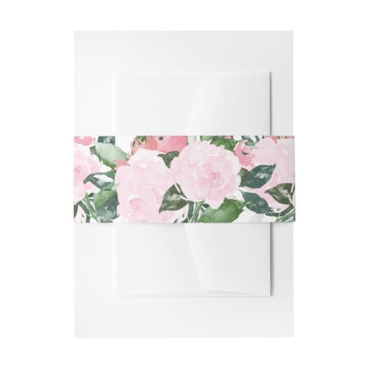 シックなロマンスの|の腹バンド 招待状ベリーバンド (正面例)