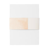 シックなロマンチック赤面ピンクウォーター結婚カラー 招待状ベリーバンド (裏面例)