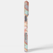 シックなローズゴールドの虹色のマザーオブパール Case-Mate iPhoneケース (裏面 / 右)