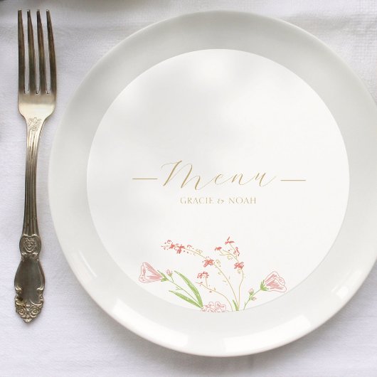 シックなワイルドフラワーブーケアイボリーカー結婚ドのメニュー メニュー