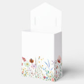 シックなワイルドフラワーベビーシャワー特典ボックス フェイバーボックス (オープン)