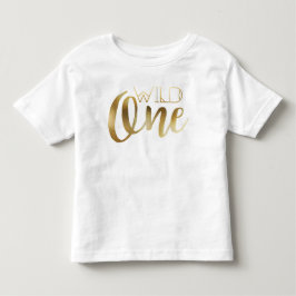 シックなワイルドワン |最初の誕生日 トドラーTシャツ