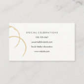 シックなワインステイン 名刺 (裏面)