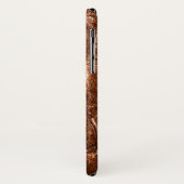 シックなワニのスキンモノグラム Case-Mate iPhoneケース (裏面/左)