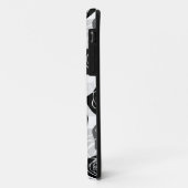 シックなヴィンテージのモノクロローズ Case-Mate iPhoneケース (裏面/左)