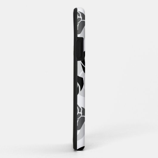 シックなヴィンテージのモノクロローズ Case-Mate iPhoneケース (裏面/右)