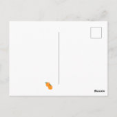 シックなヴィンテージフロリダサンオレンジブロッサムフラワーズ ポストカード (裏面)