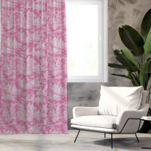 シックなヴィンテージホットピンクトイレデジュウプリント