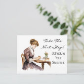 シックな会社のビジネスポストカード ポストカード (スタンド正面)