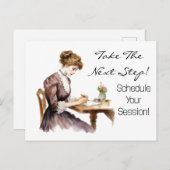 シックな会社のビジネスポストカード ポストカード (正面/裏面)