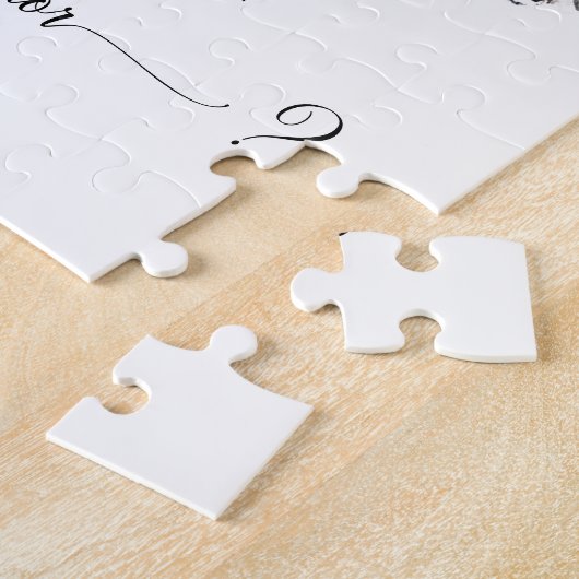 シックな写真が私のメイド・オブ・オーナー（花嫁付き添い人） ジグソーパズル (側面)