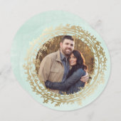 シックな冬|の休日の写真カード シーズンカード (正面/裏面)