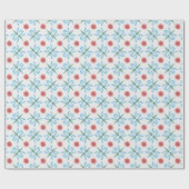 シックな包装紙：睡蓮とトンボ ラッピングペーパー (フラット)