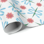 シックな包装紙：睡蓮とトンボ ラッピングペーパー (ロールコーナー)