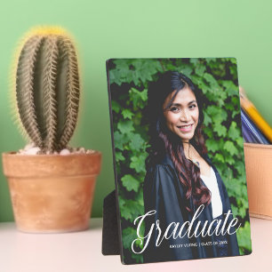 シックな卒業写真2025卒業記念ギフト フォトプラーク