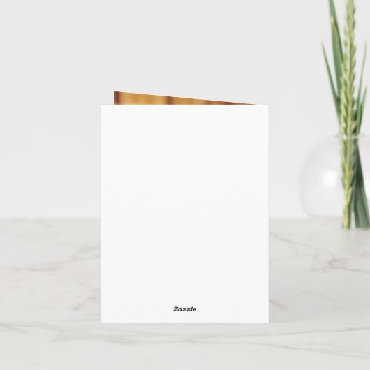 シックな卒業生のシニアフォト折り畳み卒業 案内状 (裏面)