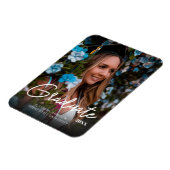 シックな卒業生2 & Photo Graduation Magnet Darker マグネット (左側)