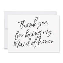 シックな原稿は"であることのために感謝していしています私のメイド・オブ・オーナー（花嫁付き添い人） 