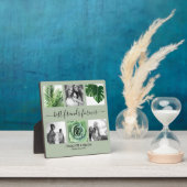 シックな友最高の達は永遠に緑の写真コラージュをセージ フォトプラーク (インサイチュ)