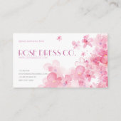 シックな名刺テンプレート 名刺 (裏面)