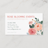 シックな名刺テンプレート 名刺 (裏面)