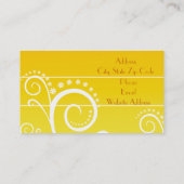 シックな名刺 名刺 (裏面)