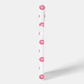 シックな名前をカスタムするピンクのハート電話ケース Case-Mate iPhoneケース (裏面 / 右)